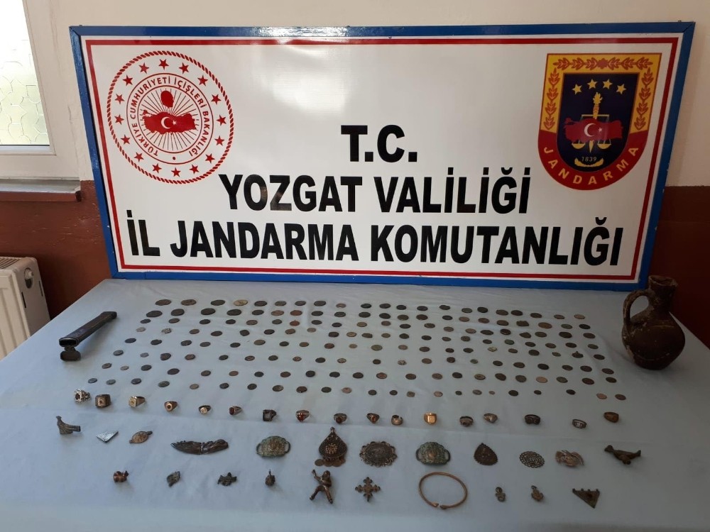 Yozgat'ın Sorgun ilçesinde Tarihi eser kaçakçıları yakalandı