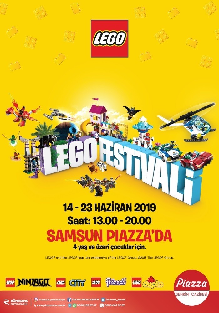 Modern çağın en eski oyuncaklarından olan LEGO, festivali başlıyor