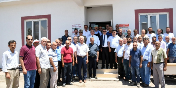 Vali Aykut Pekmez, il özel idaresi asfalt plentini inceledi