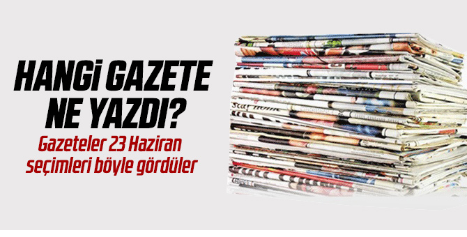 Gazete Manşetleri Oku