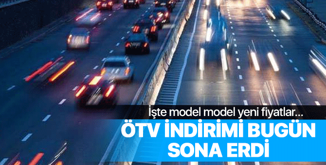 Otomobil alacaklar dikkat! İndirim sona erdi, işte yeni fiyatlar...