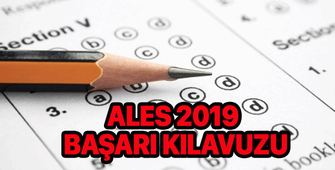 ALES başarı kılavuzu | ALES kılavuzu 2019