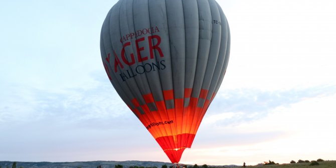Frig Vadisi'nde ilk sıcak hava balonu havalandı