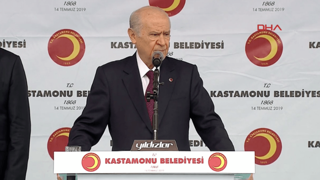 MHP Genel Başkanı Devlet Bahçeli Kastamonu'da halka seslendi