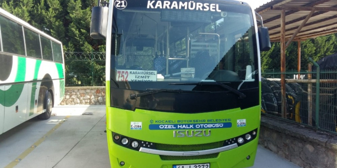 Kocaeli’de alkollü yolcu taşıyan halk otobüsü sürücüsü cezalandırıldı