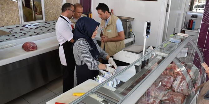 Aksaray’da Kurban Bayramı öncesi kasaplar denetlendi