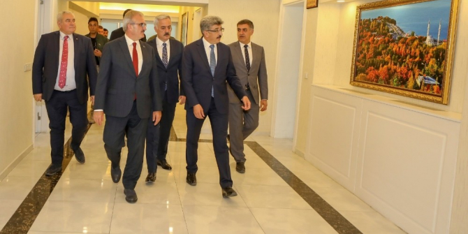 Antalya ve Isparta valilerinden Vali Bilmez’e ziyaret