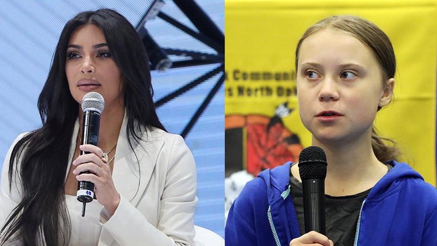 Kim Kardashian'dan Greta Thunberg’e akşam yemeği daveti