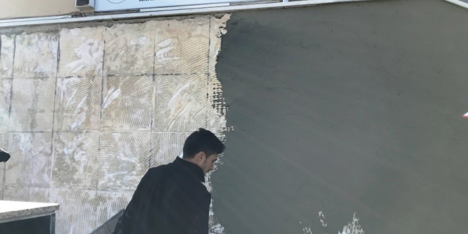 Geçici işçiden okulda örnek çalışma