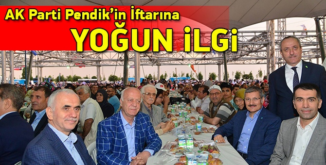 AK Parti Pendik’in İftarına Yoğun ilgi