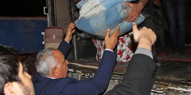 Hatay’dan depremzedelere yardım