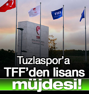 Tuzlaspor'a TFF'den müjde