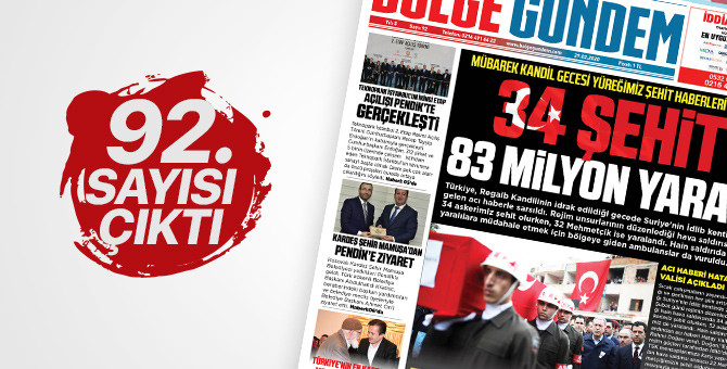 92. Sayımız çıktı