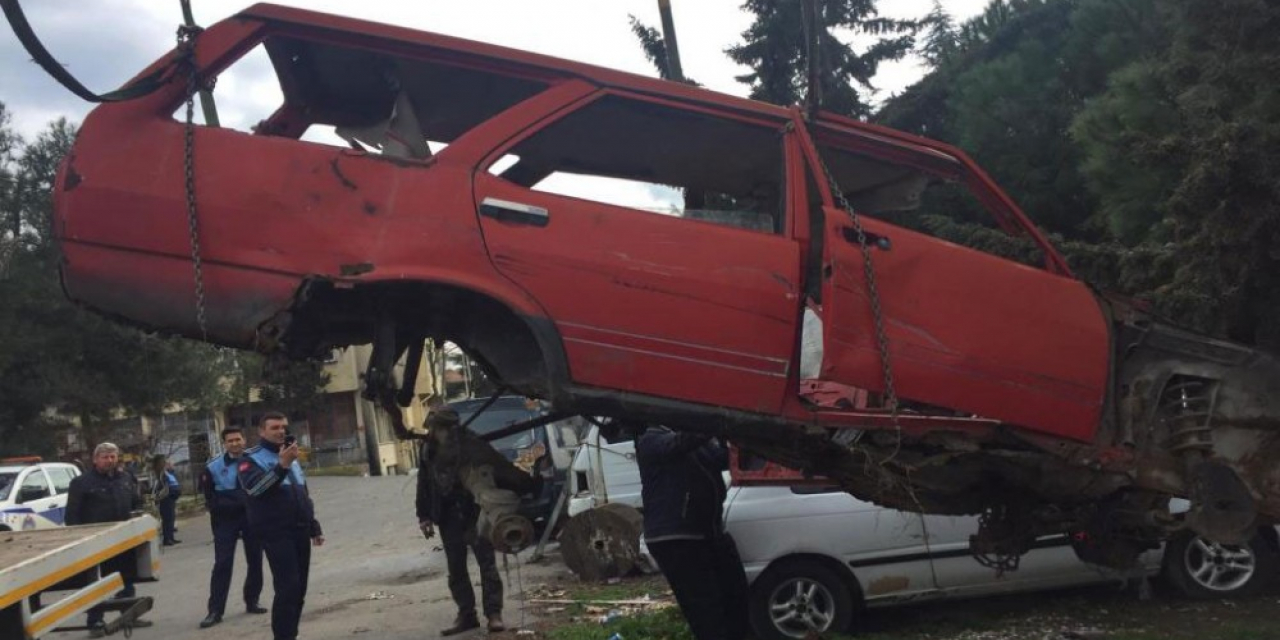 Hurda araçlar ortadan kaldırılıyor