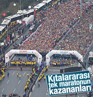 Kıtalararası Avrasya Maratonu'nun kazananları belli oldu