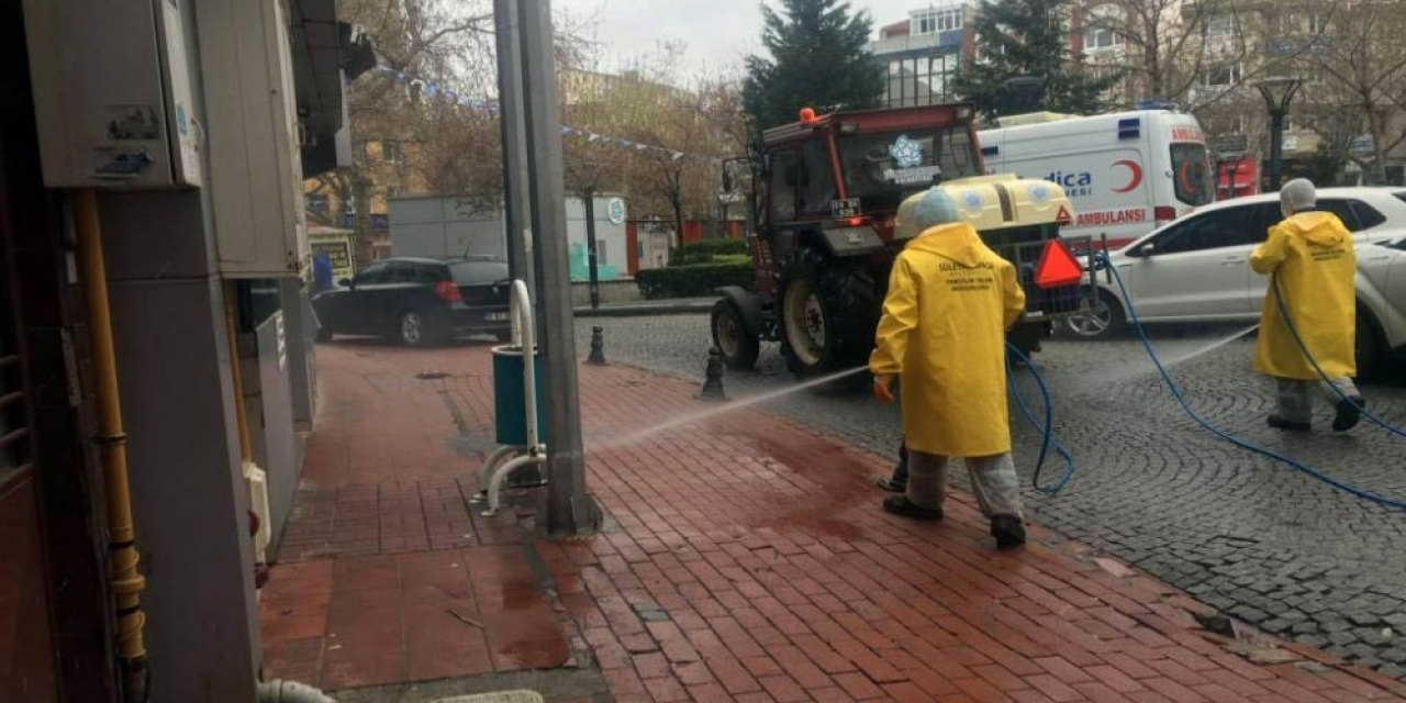 Hava şartlarına aldırmadan korona ile mücadeleye devam