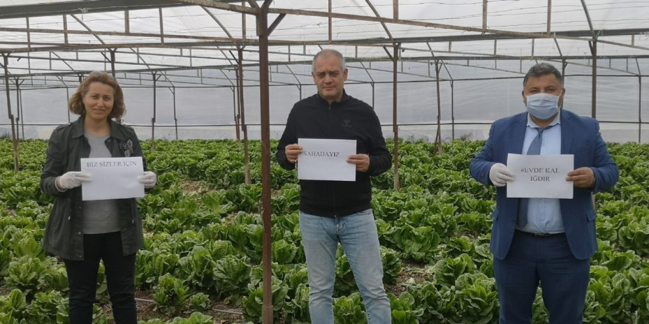 Biz sizler için sahadayız