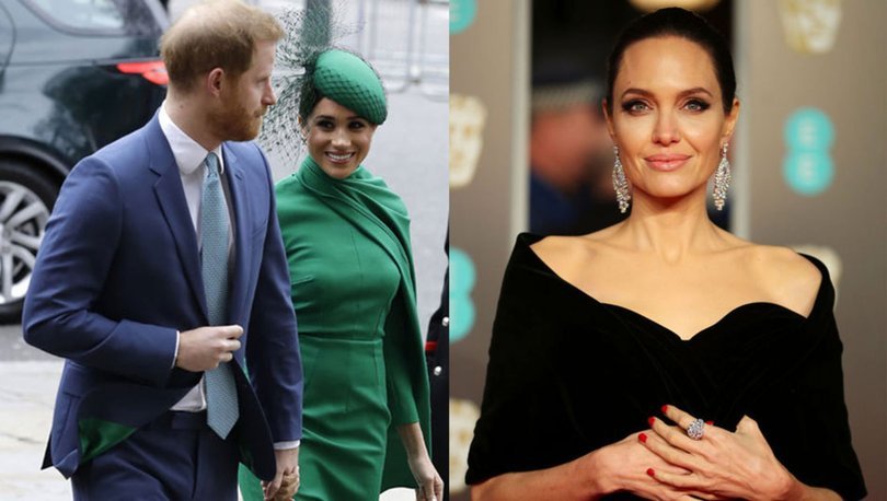 Sussex düşesi Meghan Markle'in tek idolü Angelina Jolie