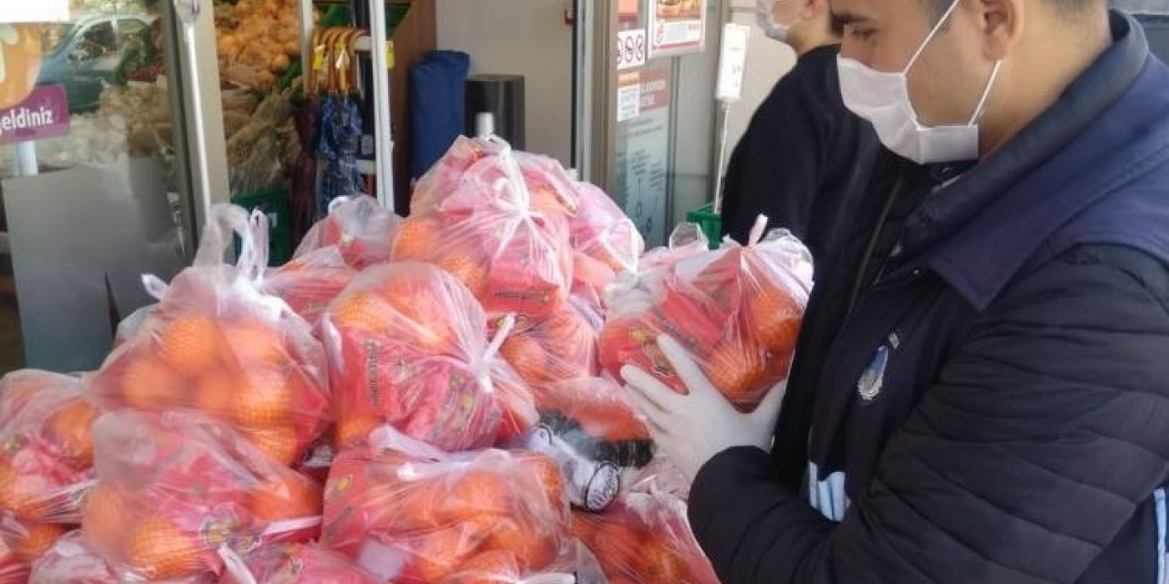 Poşette çürük sebze satışına ceza yağdı