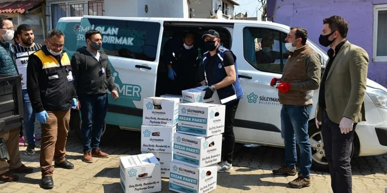 Süleymanpaşa Belediyesi’nden ihtiyaç sahiplerine dev destek