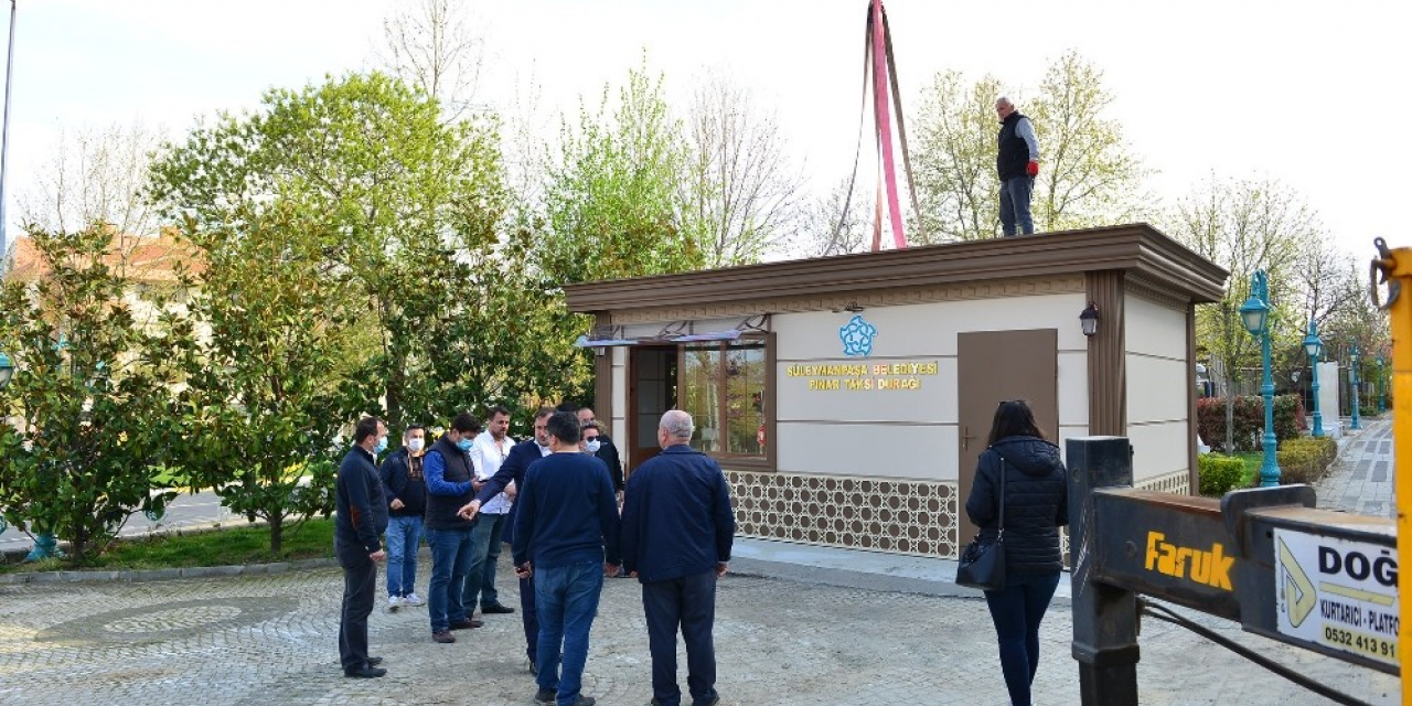 Taksi durakları yenileniyor, Süleymanpaşa’nın çehresi değişiyor