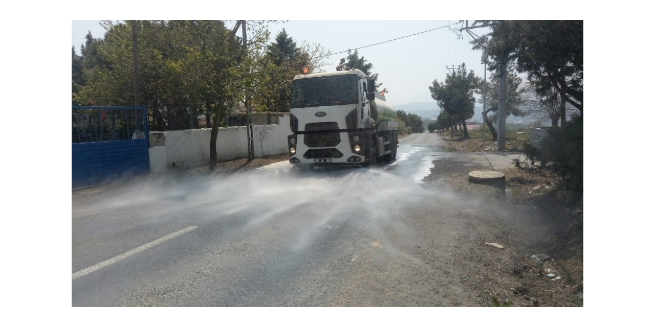 Kırsal mahalleler dezenfekte ediliyor