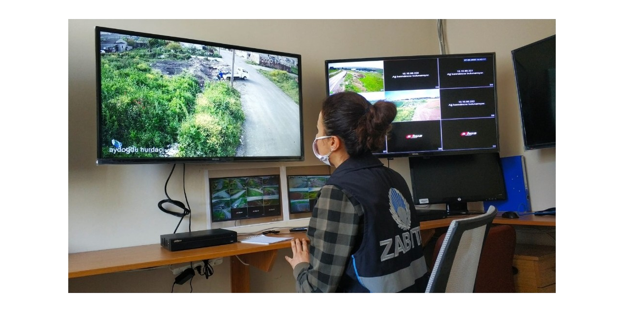 Kameralı takip sistemi kaçak dökümü tespit etti