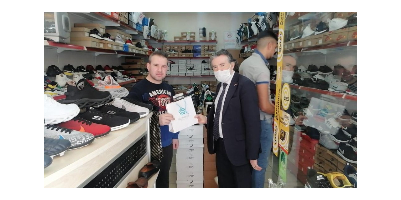 Gönül Elçileri salgında da esnafın yanında