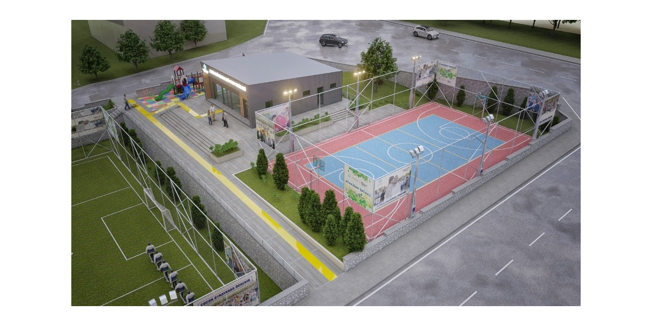 Spor tesisi yatırımları Ortacami Mahallesi ile sürüyor