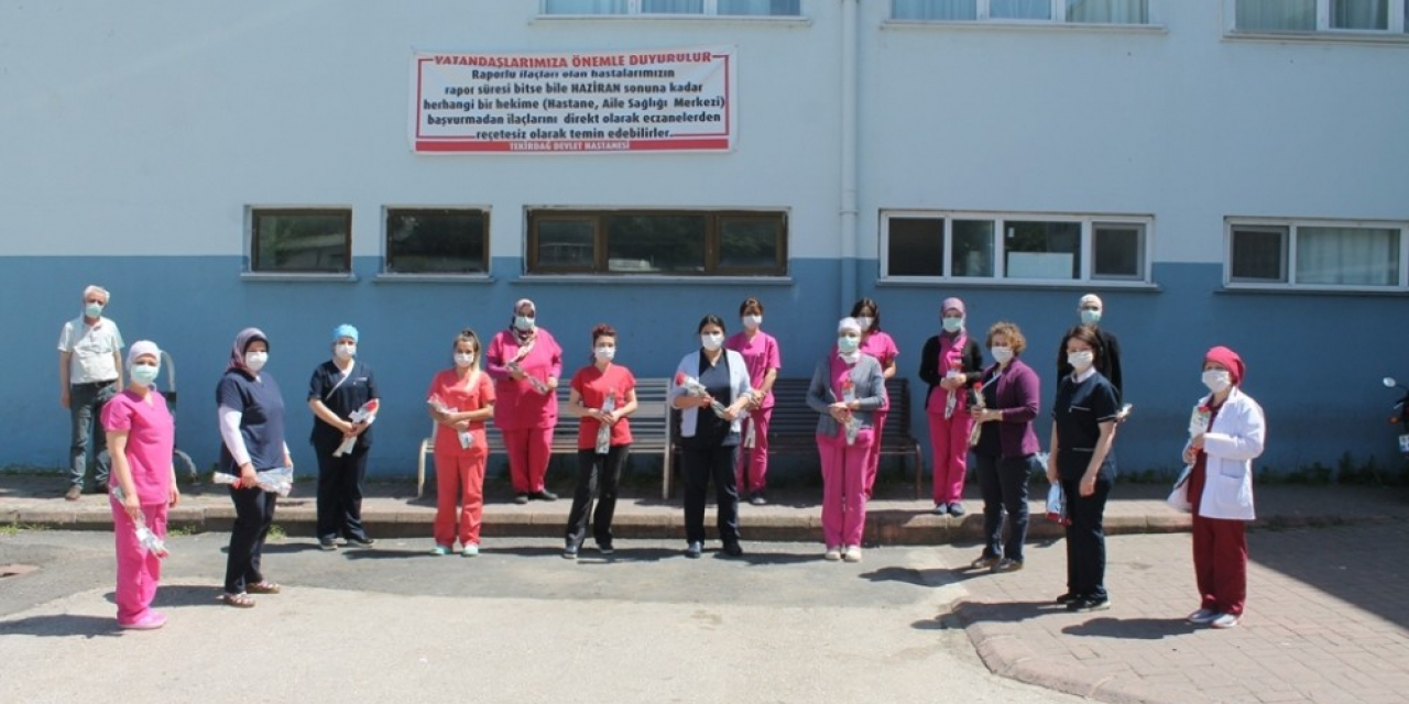 Süleymanpaşa Belediyesi Hemşireler Haftasında sağlıkçıları yalnız bırakmadı