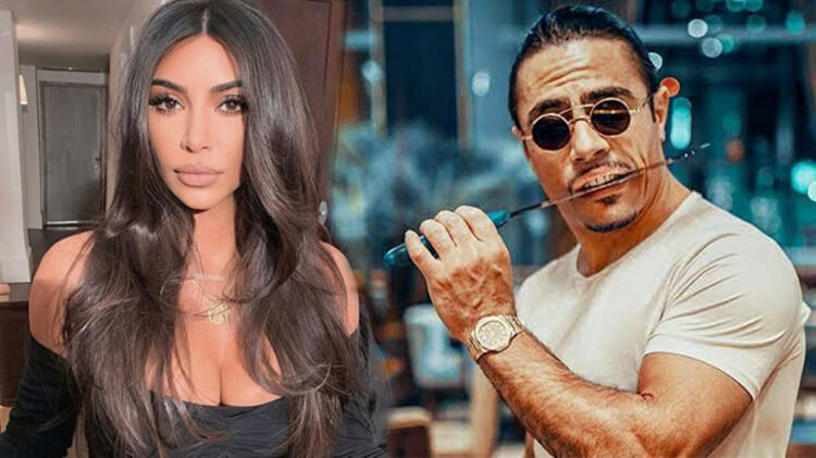 Lahmacuna Ermeni pizzası diyen Kim Kardashian'a Nusret'ten gönderme