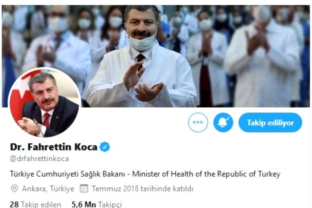 Sağlık bakanı Fahrettin Koca: ''Kötü örneğe son kez bakın''