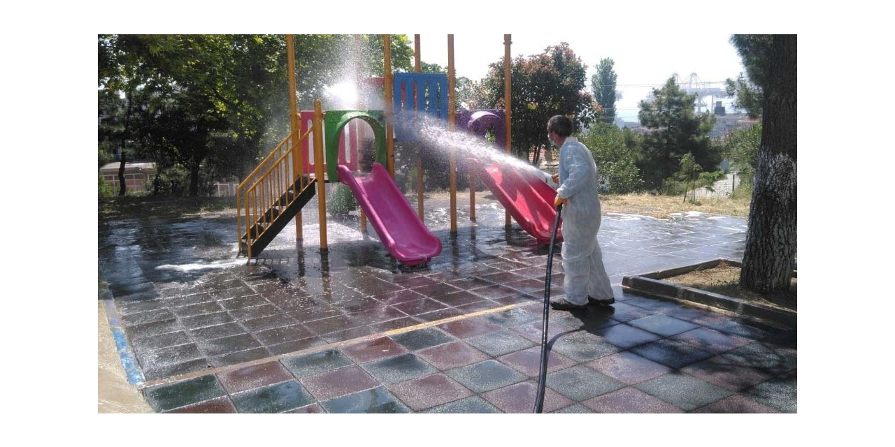 Süleymanpaşa sokak sokak dezenfekte ediliyor