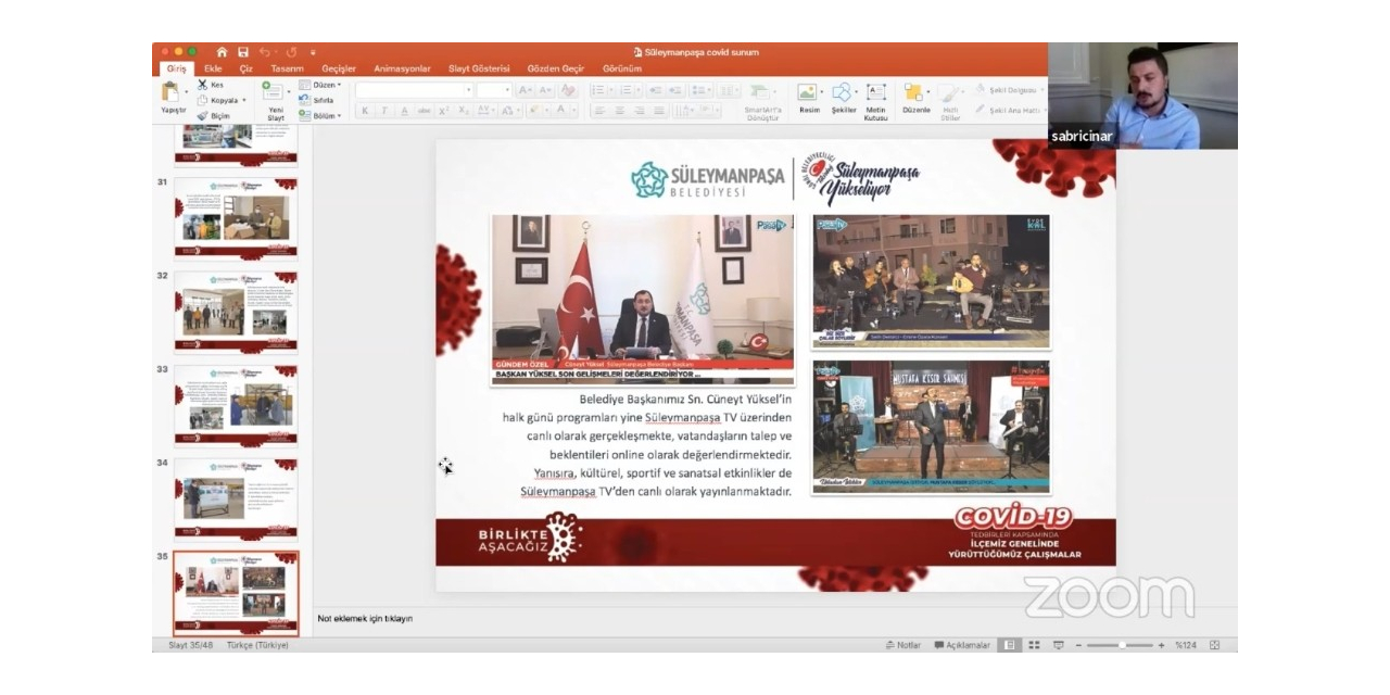 Başkan Yardımcısı Çınar, Sağlıklı Kentler Birliği çalıştayına katıldı