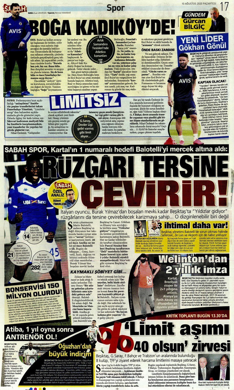 İşte 10 Ağustos spor manşetleri! Haftanın önemli spor gelişmeleri