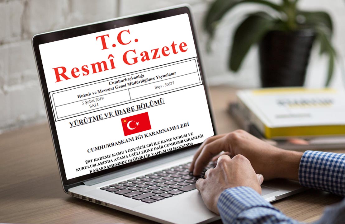 18 Ağustos 2020 Tarihli ve 31217 Sayılı Resmi Gazete yayımlandı