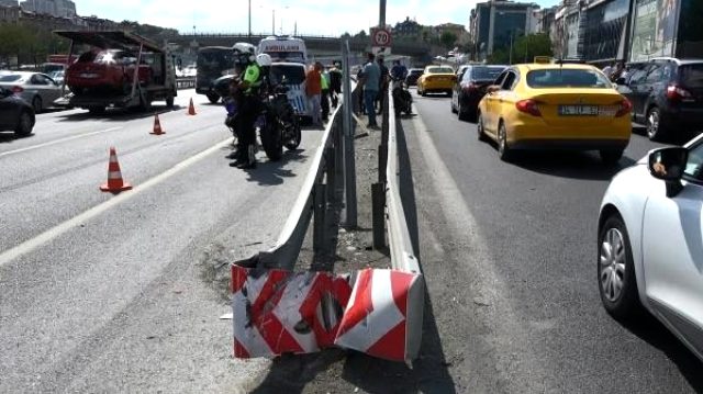 Metrelerce havaya fırlayan motosiklet sürücüsü, feci şekilde can verdi