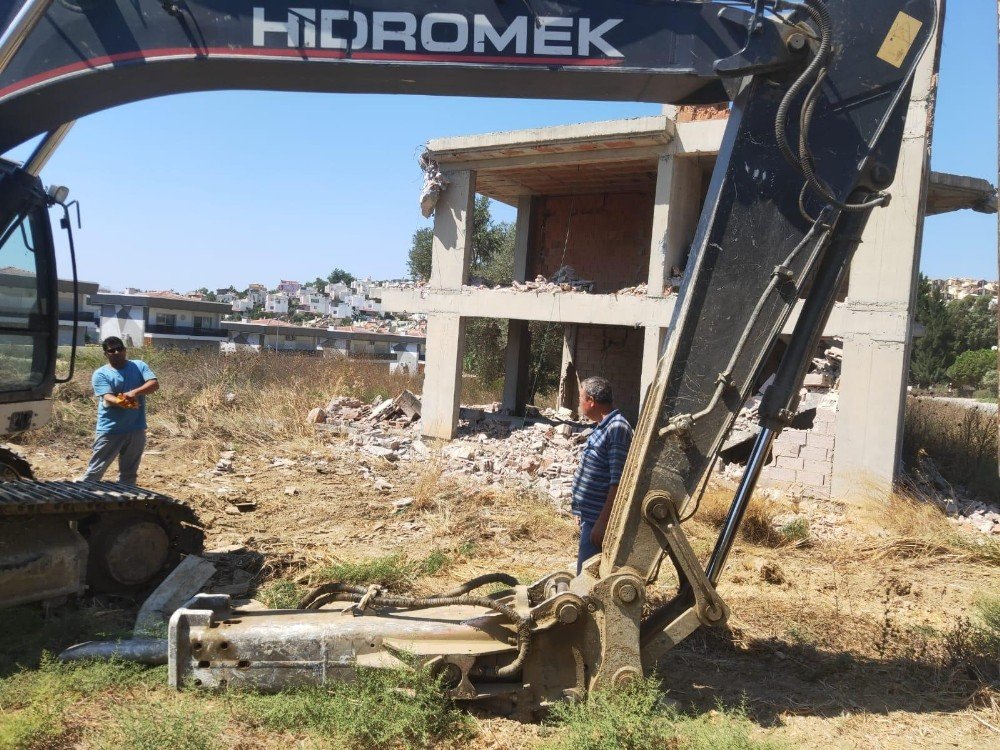 Kuşadası'ndaki villa, 1500 yıllık zeytin ağacı için yıkıldı