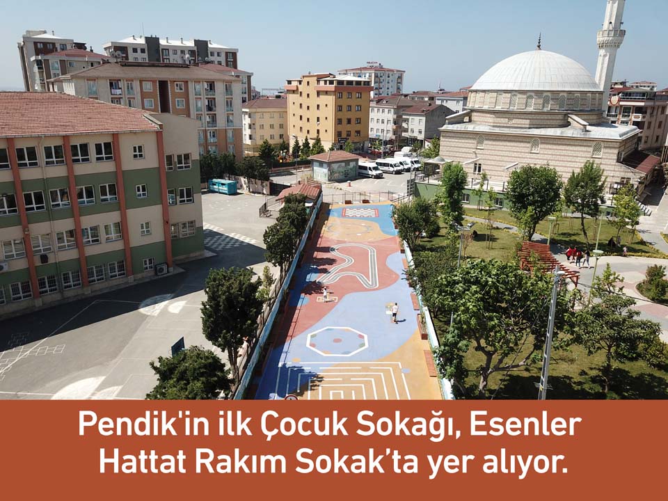 Pendik'te ''Çocuk Oyunları Sokağı'' eğlence için hazır!