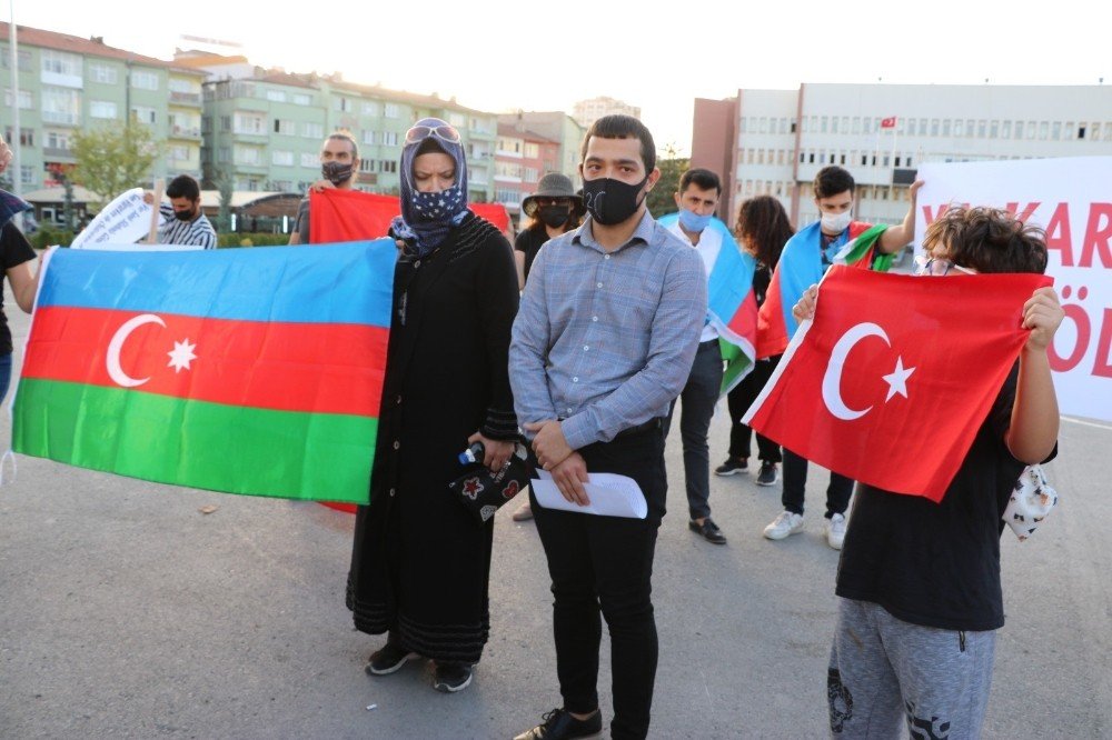 Niğde'deki Azeri öğrencilerden Türkiye'ye teşekkür