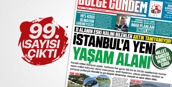 Bölge Gündem Gazetesi'nin 99. sayısı çıktı