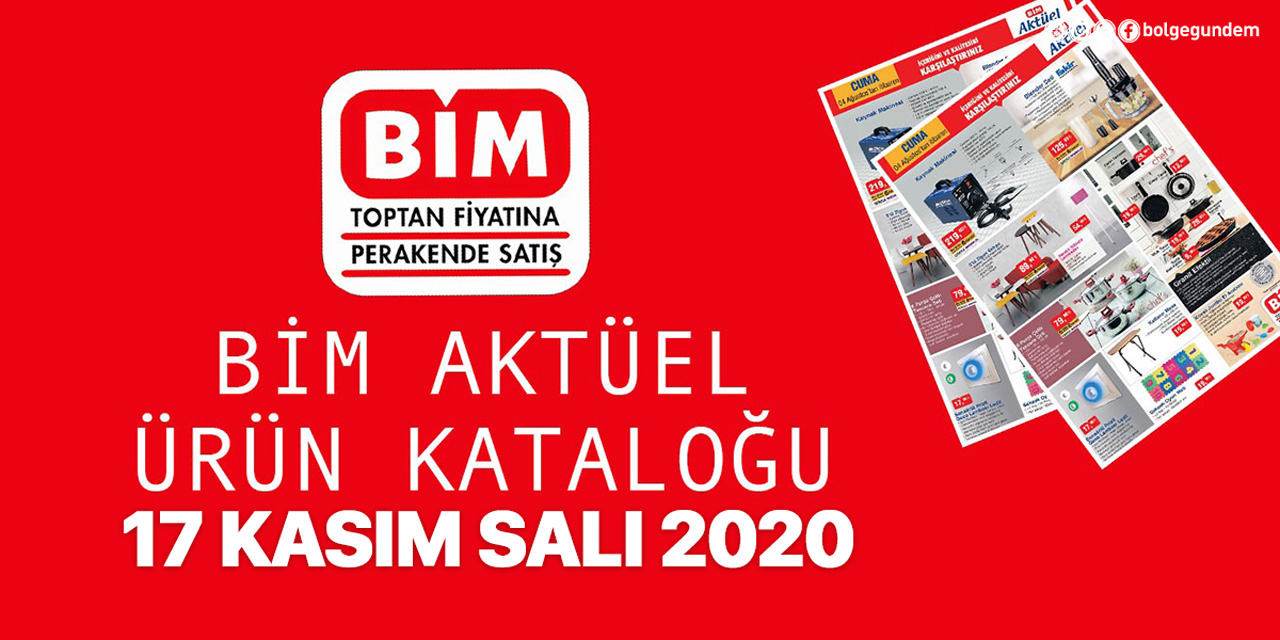 17 Kasım BİM kataloğu 2020 | BİM haftanın yeni ürünleri sizleri bekliyor!