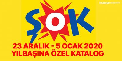 23 Aralık ŞOK kataloğu 2020 | ŞOK'da yılbaşı şöleni başlıyor!