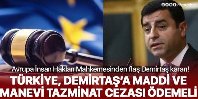 AİHM'den flaş Selahattin Demirtaş kararı: Derhal tahliye edilmeli!