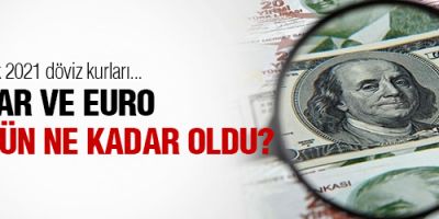 Dolar ve Euro kuru yükselişe geçiyor! Dolar kaç TL? Euro kuru bugün ne kadar oldu?