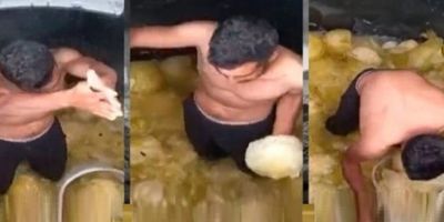 Sosyal medyayı ayağa kaldırdı! Turşu üretim tesisinde tepki çeken görüntü