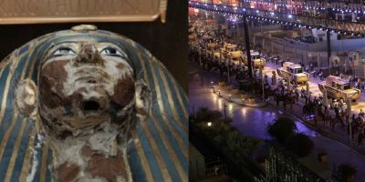 Mısır'da 18 kral 4 kraliçe mumyası müzeye taşındı