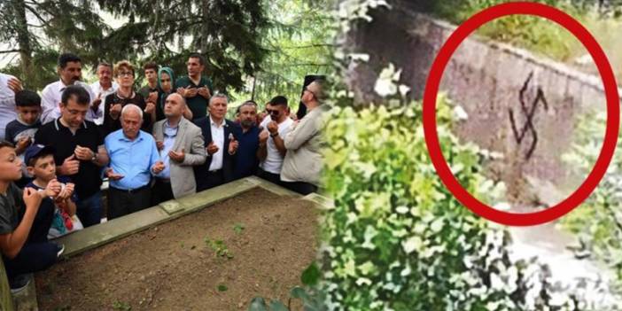 Ekrem İmamoğlu'nun aile mezarlığı başındaki "Gamalı haç" sembolü deprem etkisi yarattı! "Bunlar ıslah olmaz!"