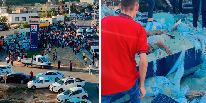 Son dakika | Mardin Derik'te freni patlayan TIR, kalabalığın arasına daldı: Çok sayıda ölü ve yaralı var