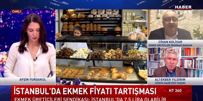 Ekmek Üreticileri Sendikası Başkanı Cihan Kolivar'dan skandal ifade: "Bizim toplum ekmekle doyduğu için böyle 20 sene başına yöneticiler duruyor"